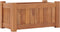 vidaXL - Plantenbak - verhoogd - 50x25x25 - cm - massief - teakhout