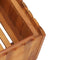vidaXL - Plantenbak - verhoogd - 50x30x25 - cm - massief - acaciahout