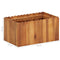 vidaXL - Plantenbak - verhoogd - 50x30x25 - cm - massief - acaciahout