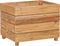 vidaXL - Plantenbak - verhoogd - 50x40x38 - cm - gerecycled - teakhout - en - staal