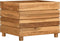 vidaXL - Plantenbak - verhoogd - 50x40x38 - cm - gerecycled - teakhout - en - staal