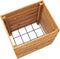 vidaXL - Plantenbak - verhoogd - 50x40x55 - cm - gerecycled - teakhout - en - staal