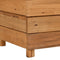 vidaXL - Plantenbak - verhoogd - 50x40x55 - cm - gerecycled - teakhout - en - staal