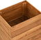 vidaXL - Plantenbak - verhoogd - 50x40x72 - cm - gerecycled - teakhout - en - staal