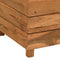 vidaXL - Plantenbak - verhoogd - 50x40x72 - cm - gerecycled - teakhout - en - staal