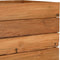 vidaXL - Plantenbak - verhoogd - 50x40x72 - cm - gerecycled - teakhout - en - staal
