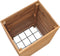 vidaXL - Plantenbak - verhoogd - 50x40x72 - cm - gerecycled - teakhout - en - staal