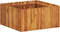 vidaXL - Plantenbak - verhoogd - 50x50x25 - cm - massief - acaciahout