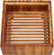 vidaXL - Plantenbak - verhoogd - 50x50x25 - cm - massief - acaciahout
