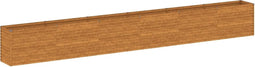vidaXL - Plantenbak - verhoogd - 578x50x69 - cm - cortenstaal