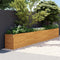 vidaXL - Plantenbak - verhoogd - 578x50x69 - cm - cortenstaal