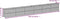 vidaXL - Plantenbak - verhoogd - 578x50x69 - cm - cortenstaal