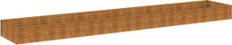 vidaXL - Plantenbak - verhoogd - 579x100x36 - cm - cortenstaal