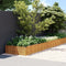 vidaXL - Plantenbak - verhoogd - 579x100x36 - cm - cortenstaal