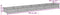 vidaXL - Plantenbak - verhoogd - 579x100x36 - cm - cortenstaal