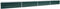 vidaXL - Plantenbak - verhoogd - 600x80x45 - cm - gegalvaniseerd - staal - groen