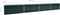 vidaXL - Plantenbak - verhoogd - 600x80x45 - cm - gegalvaniseerd - staal - groen