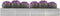 vidaXL - Plantenbak - verhoogd - 600x80x45 - cm - gegalvaniseerd - staal - grijs
