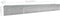 vidaXL - Plantenbak - verhoogd - 600x80x45 - cm - gegalvaniseerd - staal - grijs