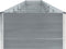 vidaXL - Plantenbak - verhoogd - 600x80x45 - cm - gegalvaniseerd - staal - grijs