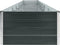 vidaXL - Plantenbak - verhoogd - 600x80x45 - cm - gegalvaniseerd - staal - antraciet