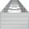 vidaXL - Plantenbak - verhoogd - 600x80x45 - cm - gegalvaniseerd - staal - zilver