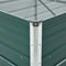 vidaXL - Plantenbak - verhoogd - 600x80x45 - cm - gegalvaniseerd - staal - groen