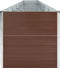 vidaXL - Plantenbak - verhoogd - 600x80x45 - cm - gegalvaniseerd - staal - bruin