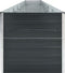 vidaXL - Plantenbak - verhoogd - 600x80x45 - cm - gegalvaniseerd - staal - antraciet