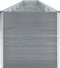vidaXL - Plantenbak - verhoogd - 600x80x45 - cm - gegalvaniseerd - staal - grijs
