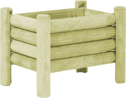 vidaXL - Plantenbak - verhoogd - 60x40x42 - cm - geïmpregneerd - grenenhout