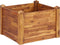 vidaXL - Plantenbak - verhoogd - 60x60x44 - cm - massief - acaciahout