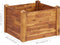 vidaXL - Plantenbak - verhoogd - 60x60x44 - cm - massief - acaciahout