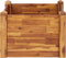 vidaXL - Plantenbak - verhoogd - 60x60x44 - cm - massief - acaciahout