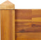 vidaXL - Plantenbak - verhoogd - 60x60x44 - cm - massief - acaciahout