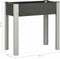 vidaXL - Plantenbak - verhoogd - 75x40x75 - cm - HKC - grijs