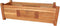 vidaXL - Plantenbak - verhoogd - 76x27,6x25 - cm - acaciahout