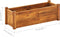 vidaXL - Plantenbak - verhoogd - 76x27,6x25 - cm - acaciahout