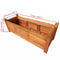 vidaXL - Plantenbak - verhoogd - 76x27,6x25 - cm - acaciahout