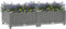 vidaXL - Plantenbak - verhoogd - 80x40x23 - cm - polypropeen