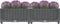 vidaXL - Plantenbak - verhoogd - 80x40x23 - cm - polypropyleen