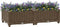 vidaXL - Plantenbak - verhoogd - 80x40x23 - cm - polypropyleen