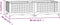 vidaXL - Plantenbak - verhoogd - 80x40x23 - cm - polypropyleen