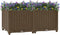 vidaXL - Plantenbak - verhoogd - 80x40x38 - cm - polypropyleen