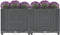 vidaXL - Plantenbak - verhoogd - 80x40x38 - cm - polypropyleen