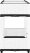 vidaXL - Plantenbak - verhoogd - 80x40x71 - cm - polypropeen