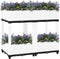 vidaXL - Plantenbak - verhoogd - 80x40x71 - cm - polypropeen