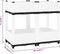 vidaXL - Plantenbak - verhoogd - 80x40x71 - cm - polypropeen