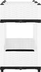 vidaXL - Plantenbak - verhoogd - 80x40x71 - cm - polypropeen