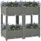 vidaXL - Plantenbak - verhoogd - 80x40x71 - cm - polypropeen